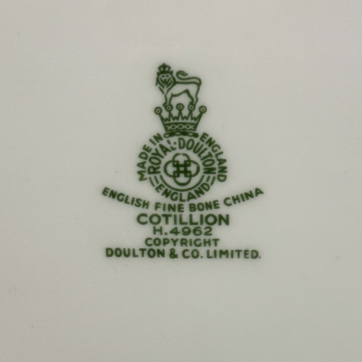 Set of Five 1941-1974 Royal Doulton COTILLION BREAD & Butter PLATES 6.5” England