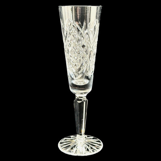 Tipperary Dove Hill Irish Crystal Champagne Flute, 8.25 Inch, Ribbon Ireland