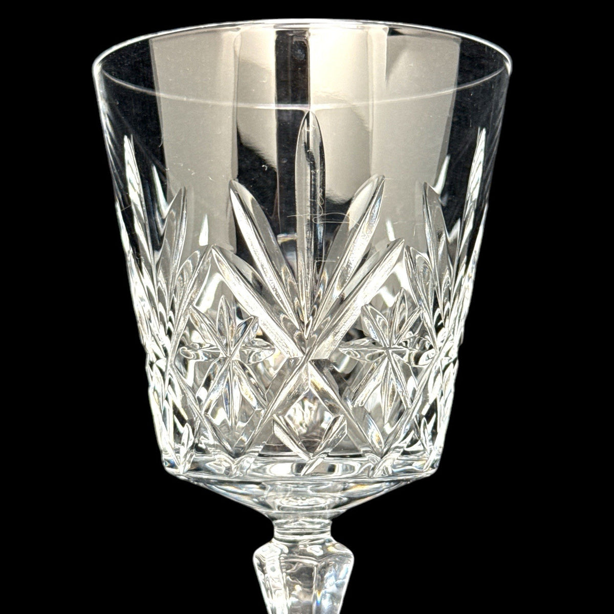 Set of 6 D’Arques Durand Chantilly Crystal Wine Glasses France 5.5” EUC 5 oz