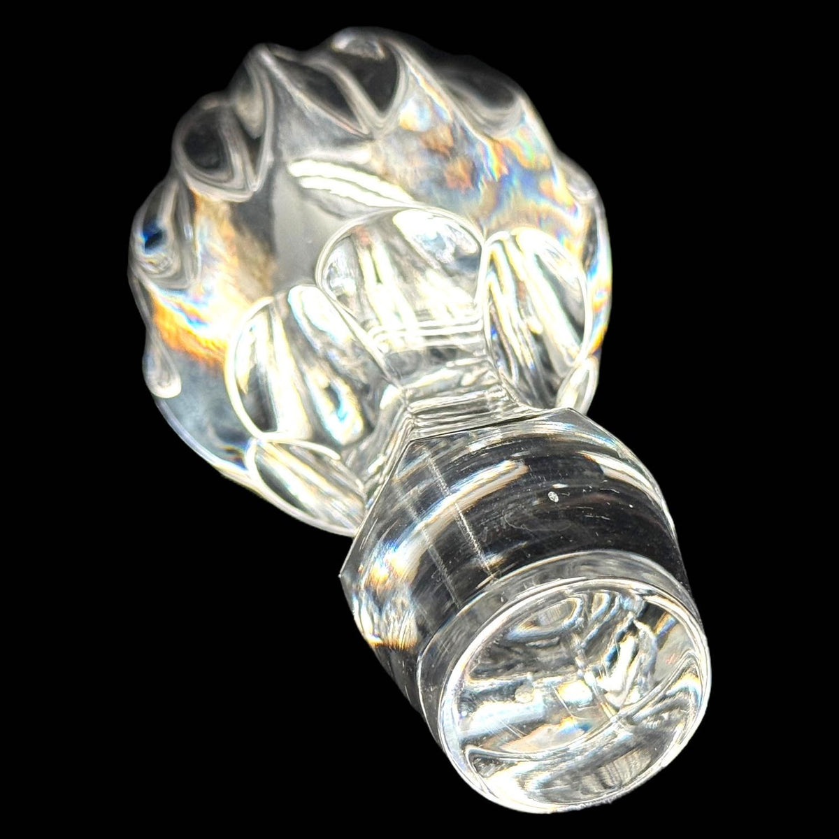 Vintage Royal Gallery 24% LEAD CRYSTAL Glass Liquor DECANTER Czech Republic 2001