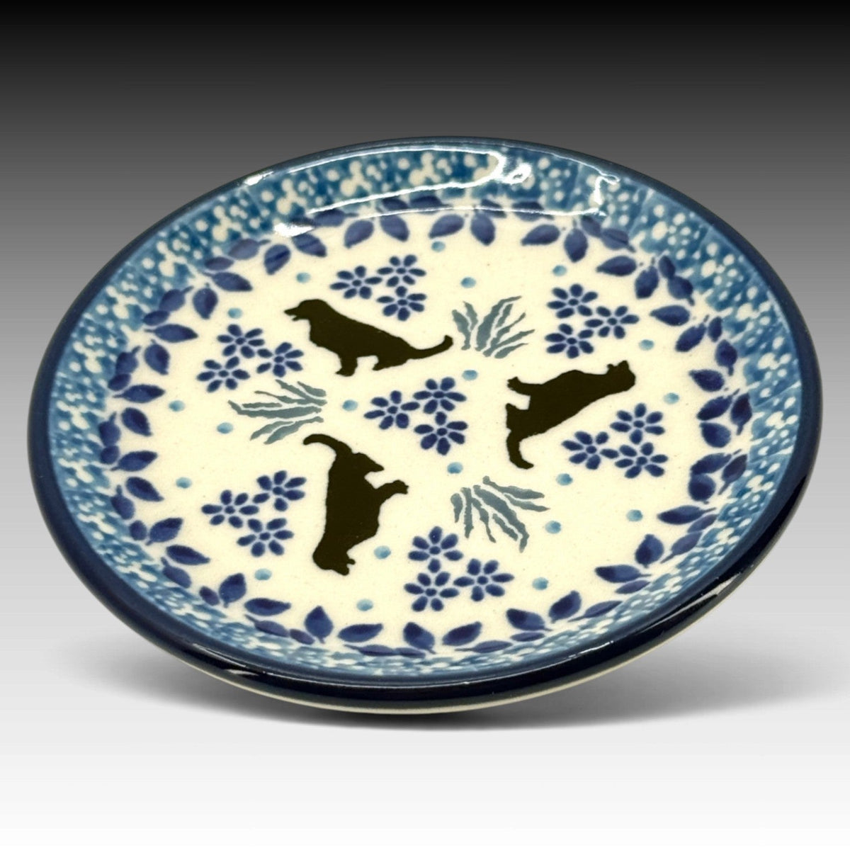 Ceramika Artystyczna Polish Pottery 4" Mini Plate Buddy view 2