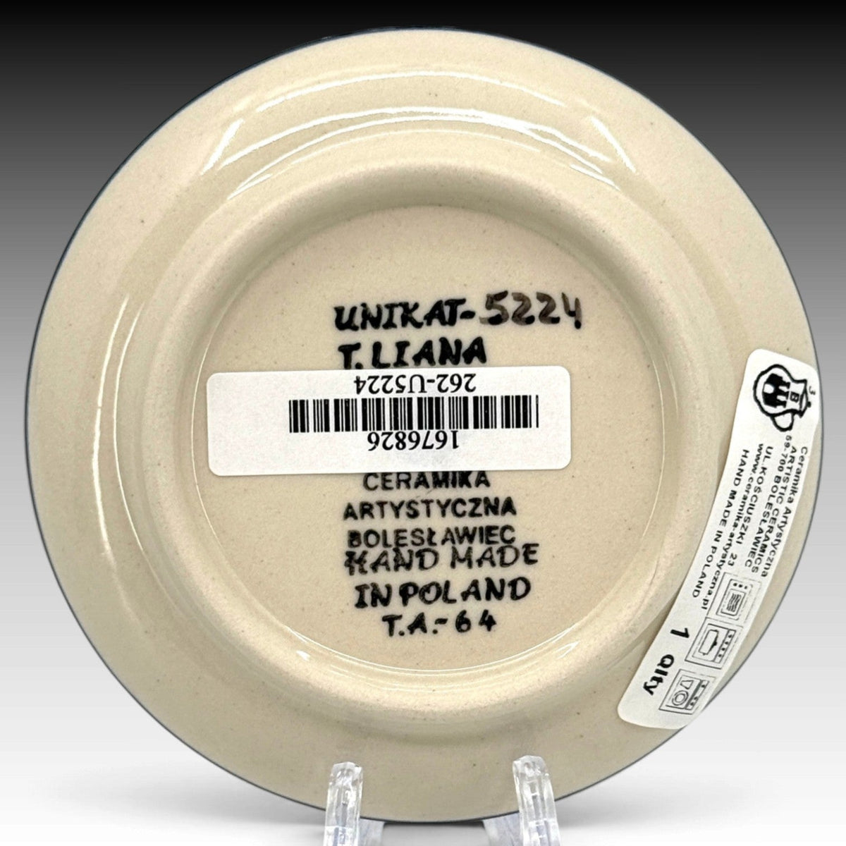 262-U5224 Polish pottery view 3