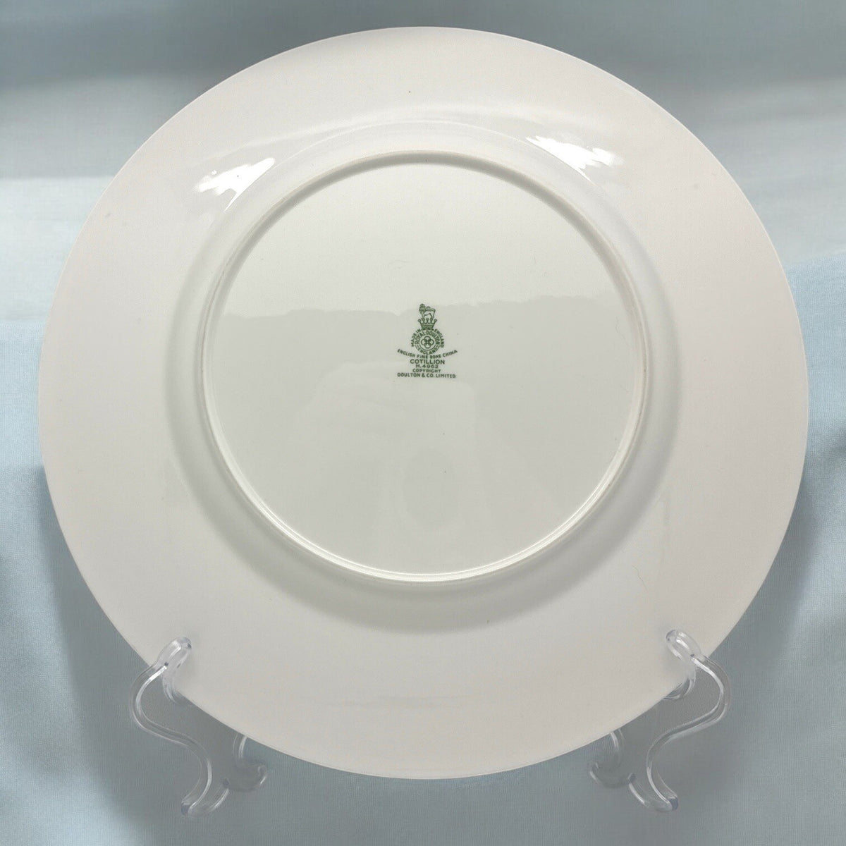 Set of Five 1941-1974 Royal Doulton COTILLION DINNER PLATES 10.75” England
