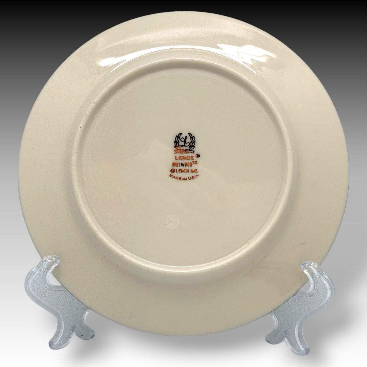 Group of 4 Lenox Maywood Platinum Trim Bread Plates 6.5" Cosmopolitan Collection