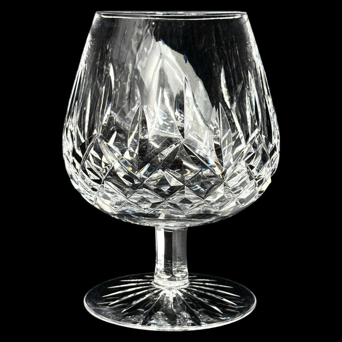 Waterford Lismore Crystal Brandy Snifter Cognac Glass 12 Oz Signed Ireland 5.25"