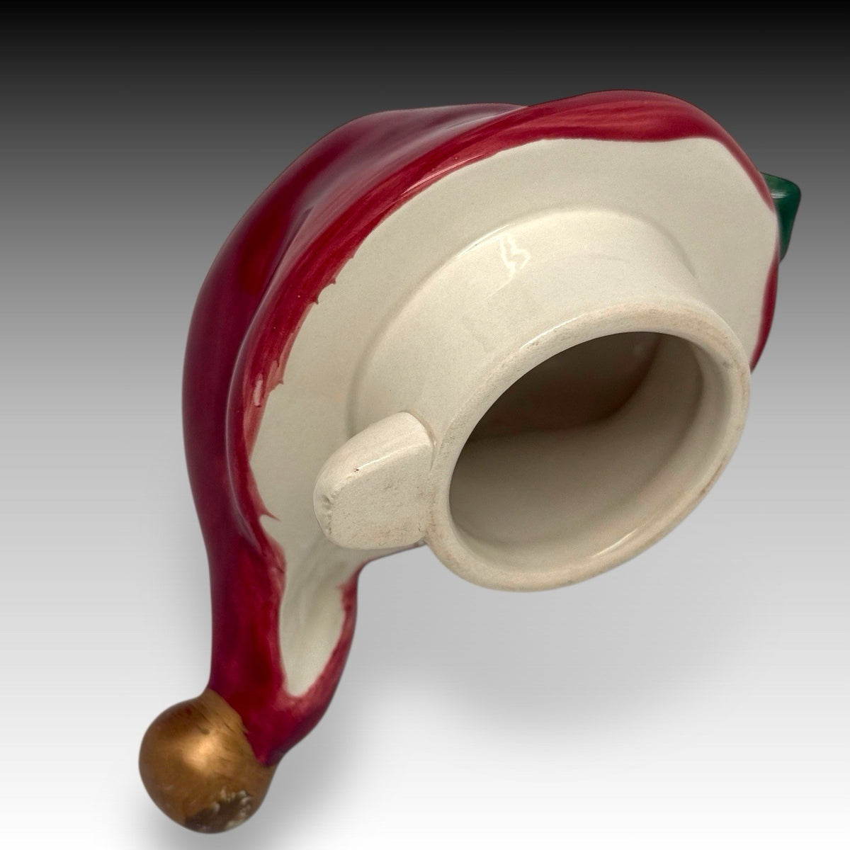 Vintage 1989 Fitz and Floyd SANTA ELVES Christmas Teapot Old World Style 40 oz
