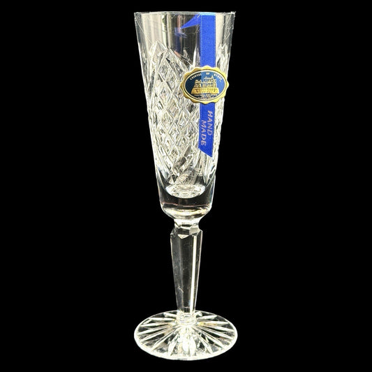Tipperary Dove Hill Irish Crystal Champagne Flute, 8.25 Inch, Ribbon Ireland