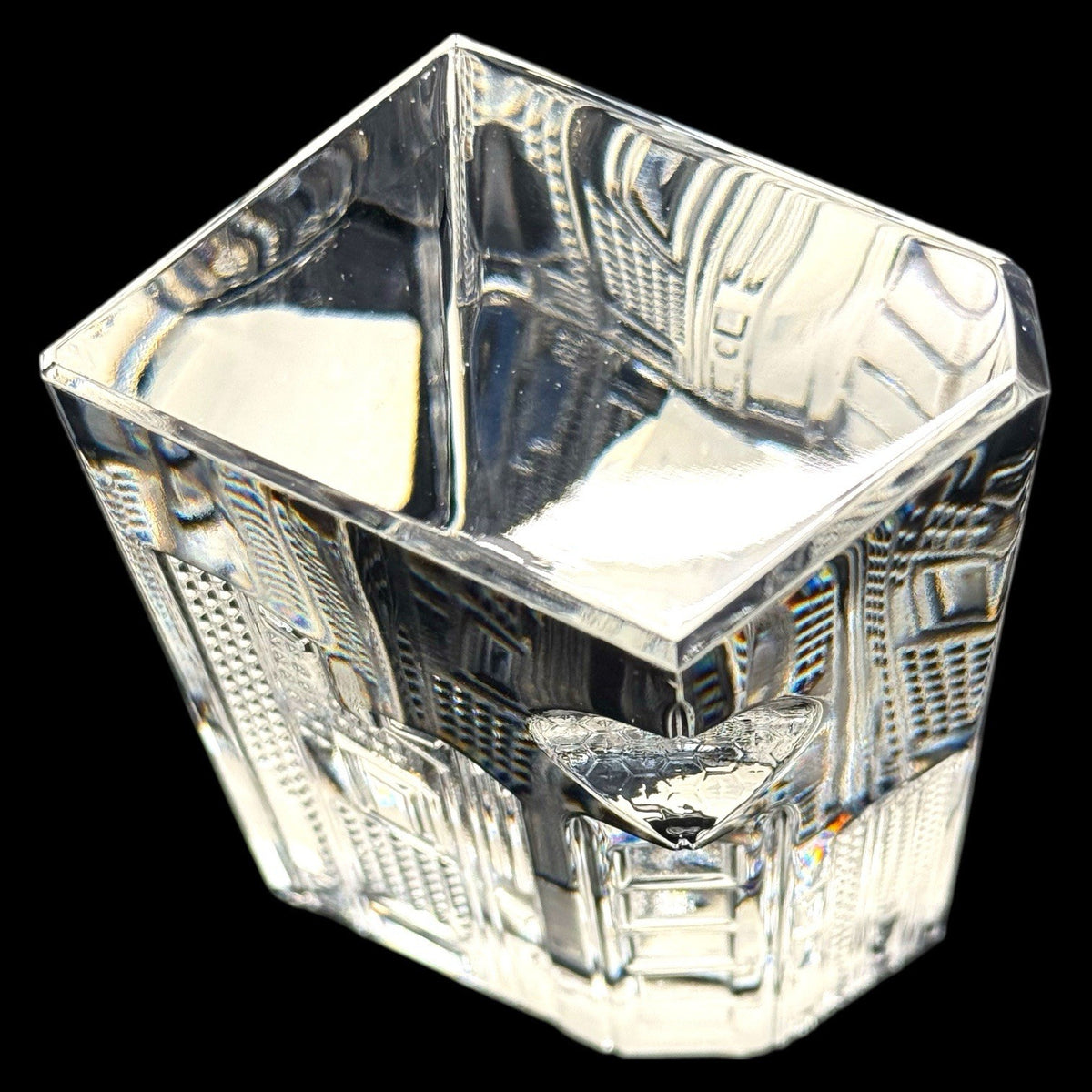 WATERFORD Crystal 2008 TIMES SQUARE 100th Anniversary Prism Paperweight Ireland