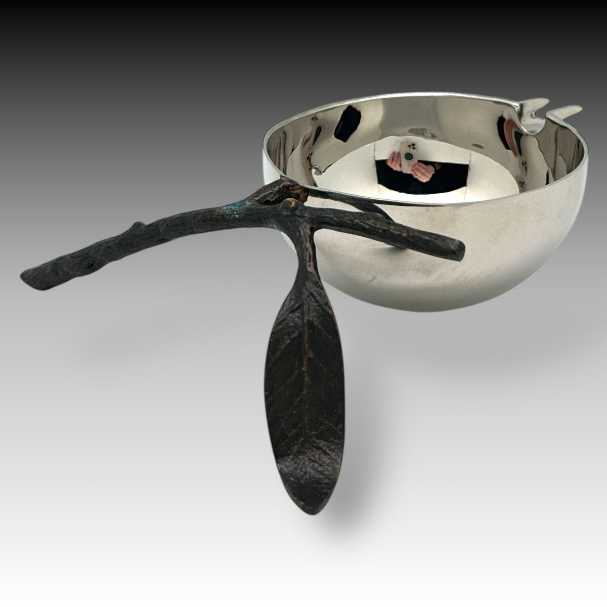 MICHAEL ARAM POMEGRANATE Twig Small Bowl w/ Box & COA Handmade Sculptural Art