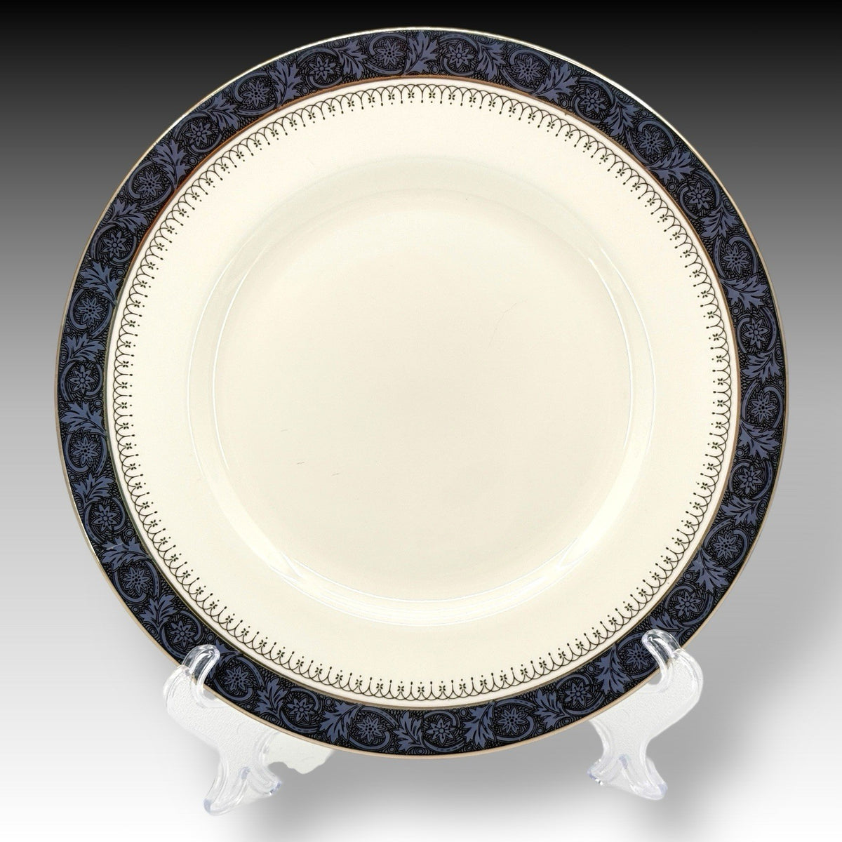 Royal Doulton Sherbrooke SALAD Plates Set Of 5 H5009 Blue Bone China England 8"