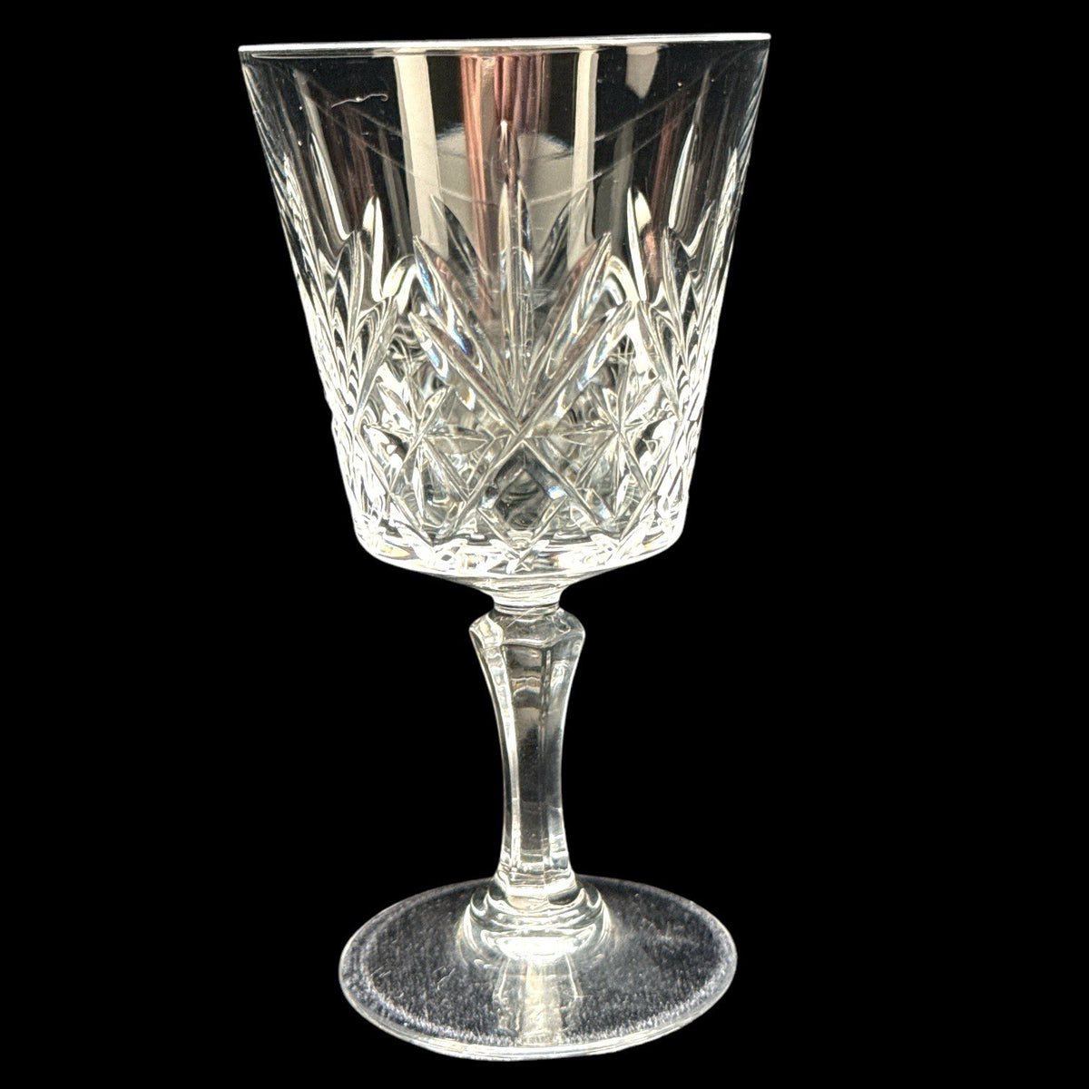 Set of 6 D’Arques Durand Chantilly Crystal Wine Glasses France 5.5” EUC 5 oz