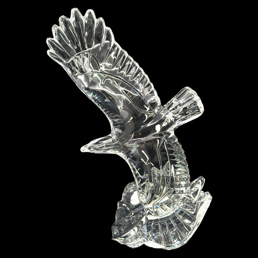 Vintage Lenox Fine Crystal Soaring Eagle Figurine, Made In Germany, Large
