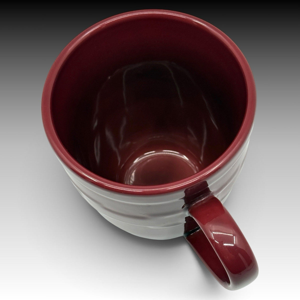Longaberger Woven Traditions Paprika Jumbo 20 Oz Mug Pottery Coffee Cup USA