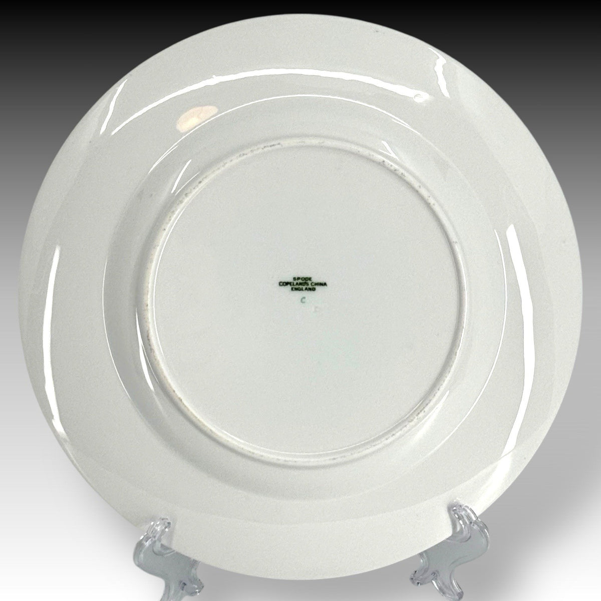 Spode Copelands China England Swirl Floral Dinner Plates Bone China 9 Inches Set
