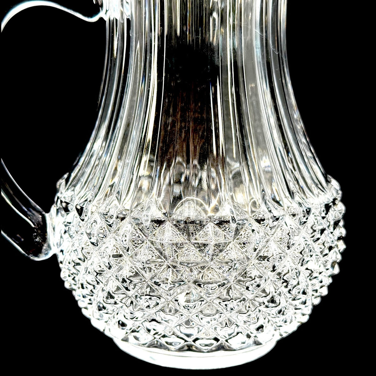 JG Durand Cristal D'Arques Longchamp 24% Lead Crystal Water Pitcher 40 Oz France