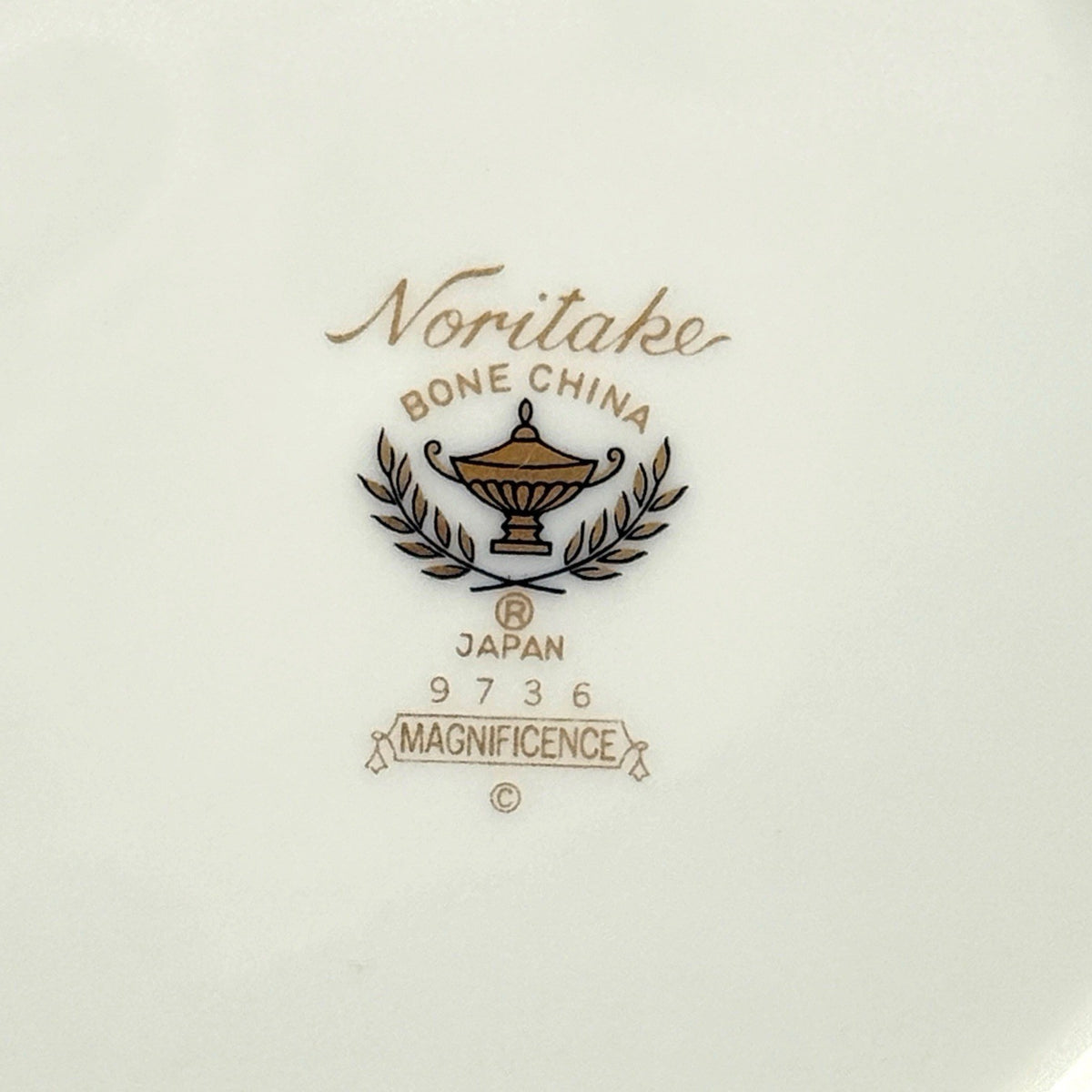 Noritake Magnificence 9736 Bread & Butter Plates Set 5 Bone China Gold Trim 6.5"