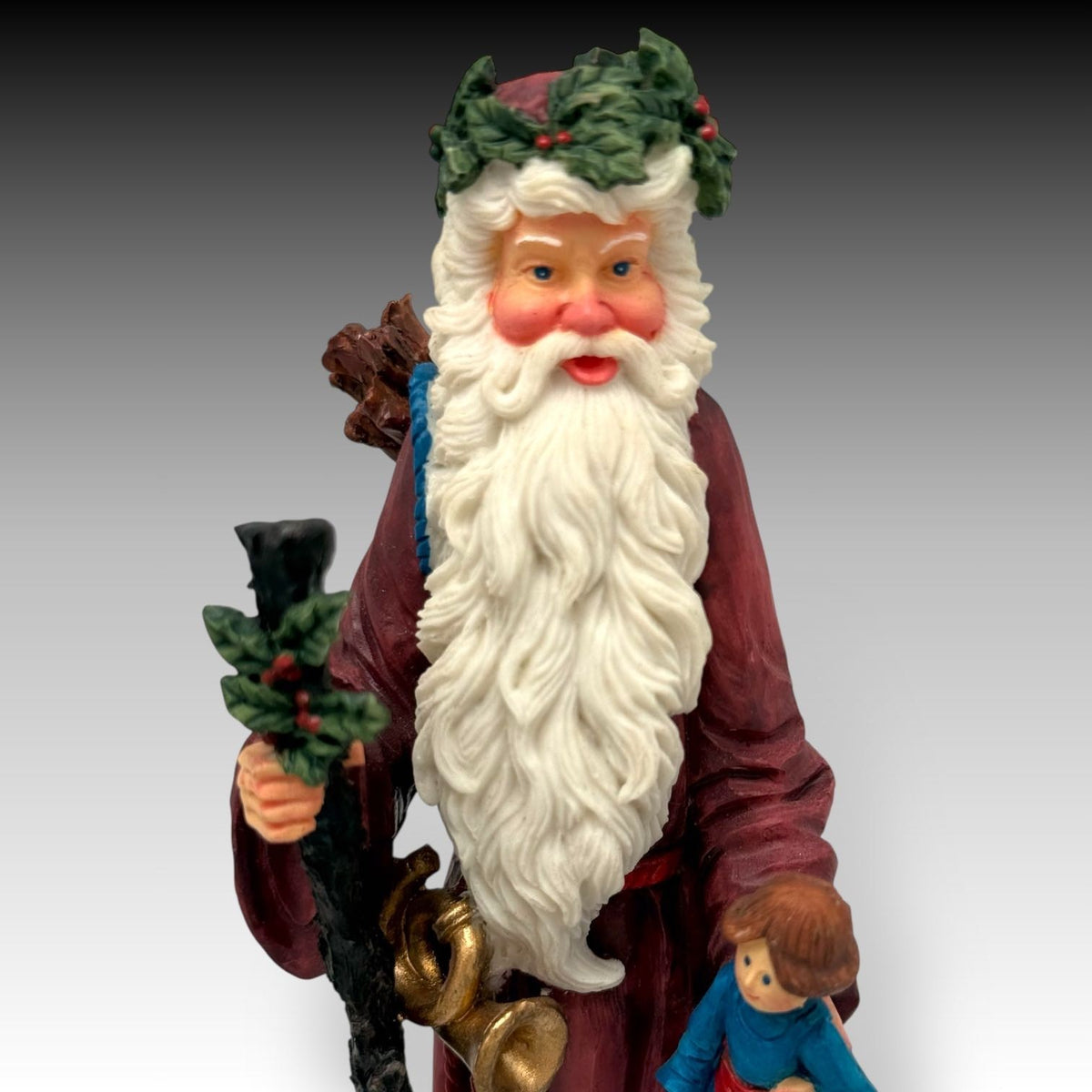 Pair of Galleria Lucchese CHRISTMAS PENCIL SANTAS 1840 & 1860 from Roman Boxed