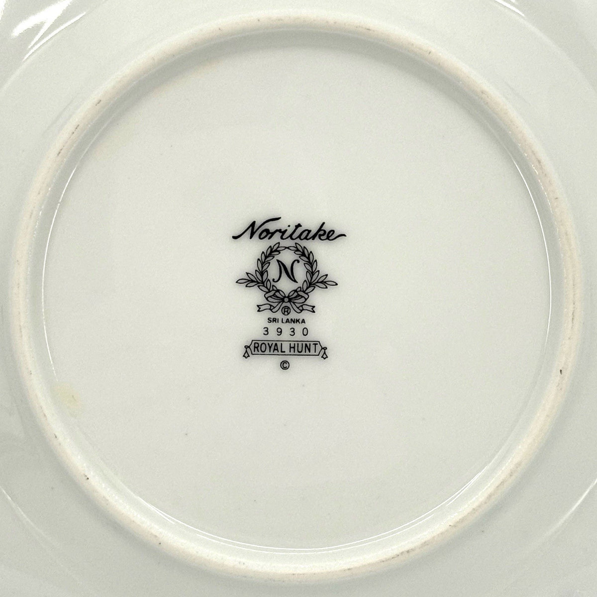 Noritake Royal Hunt 3930 Bread Plates Set of 4 Rabbit Pheasant Gold Trim