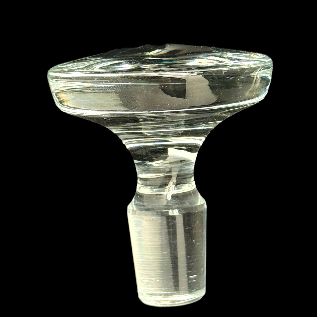 Vintage AMERICAN BRILLIANT Glass Wine Decanter with Stopper MCM 11.5" Tall