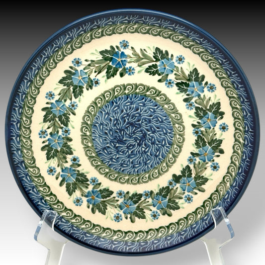 Ceramika Artystyczna UNIKAT Polish Pottery 10.5" Dinner Plate Krystyna Deptuła