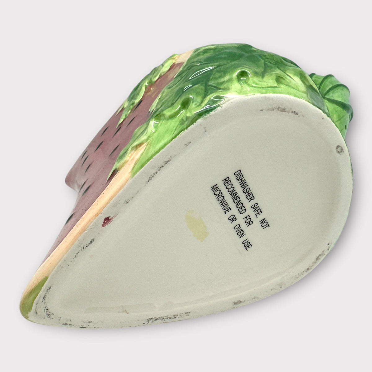 Figural WATERMELON PITCHER Porcelain Hand-Painted Colorful Summer
