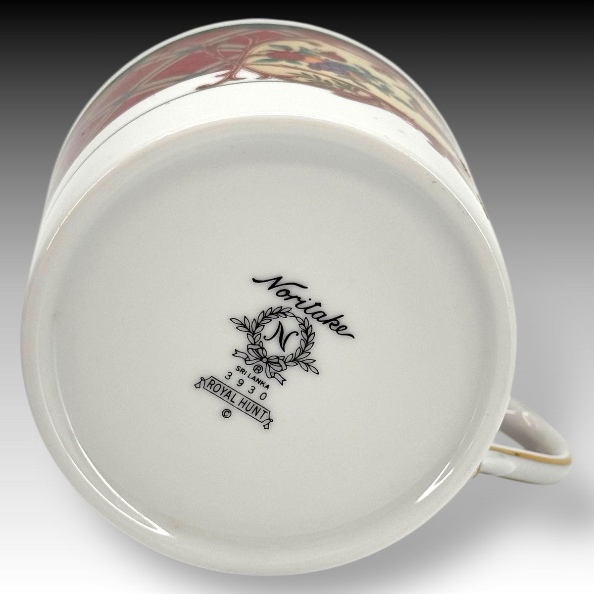 Noritake Royal Hunt 3930 Coffee Cups Saucer Set of 3+ Rabbit Pheasant Gold Trim