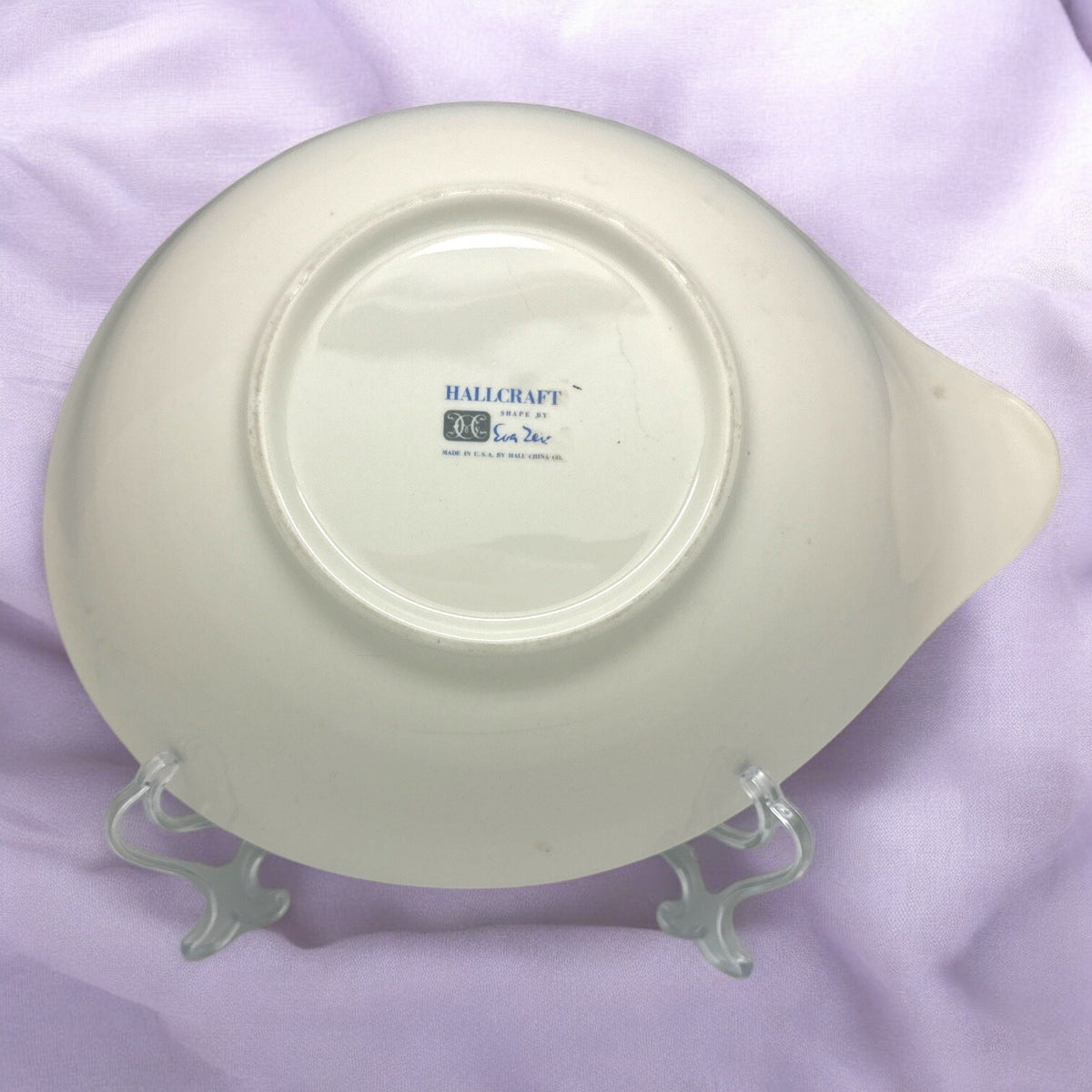 HALL Eva Zeisel HALLCRAFT HALL BOUQUET Lugged VEGETABLE BOWL  (1952-1957)