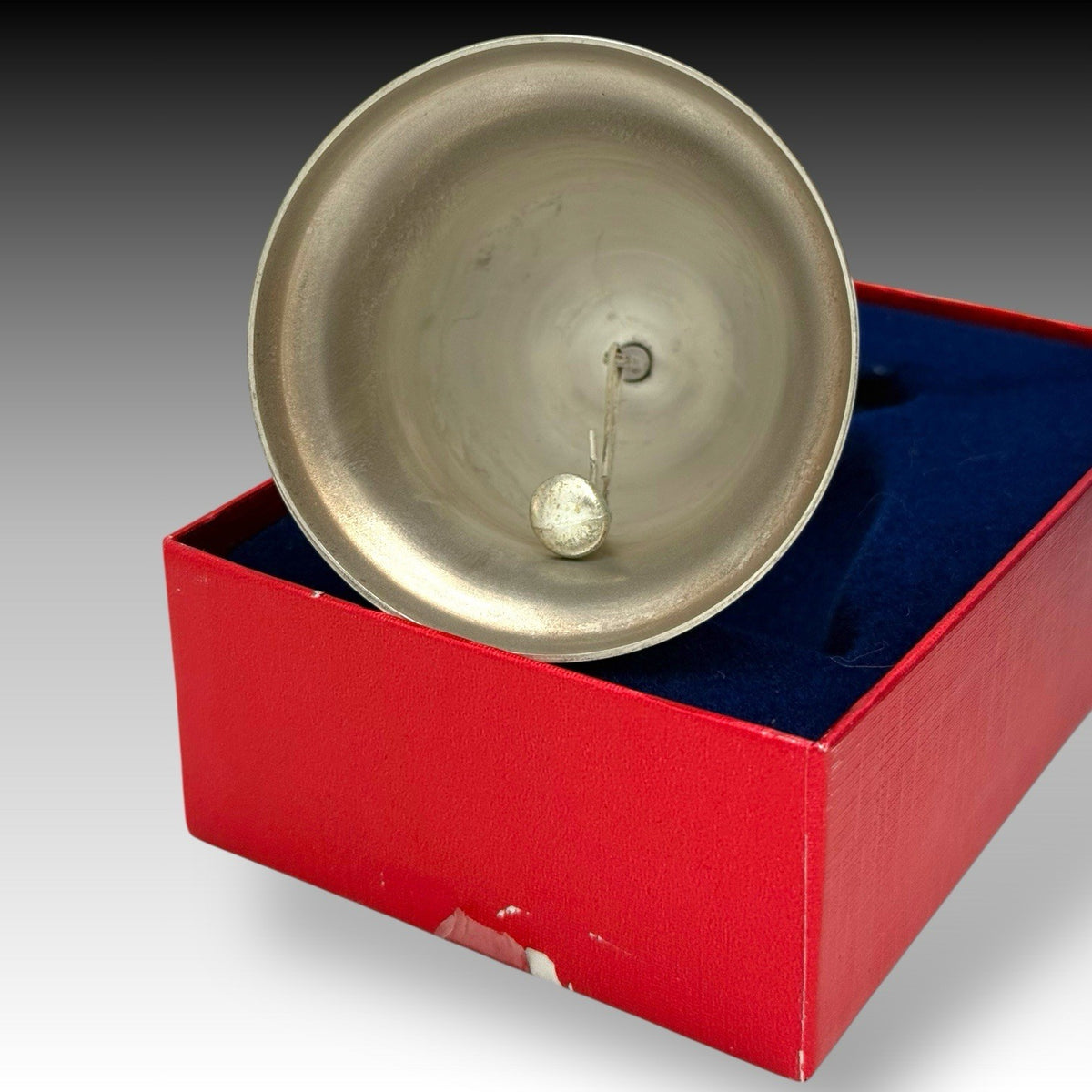 Reed & Barton God Bless America Collector Bell w/ Box Patriotic USA