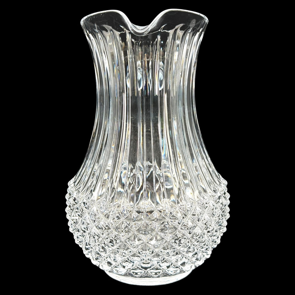 JG Durand Cristal D'Arques Longchamp 24% Lead Crystal Water Pitcher 40 Oz France