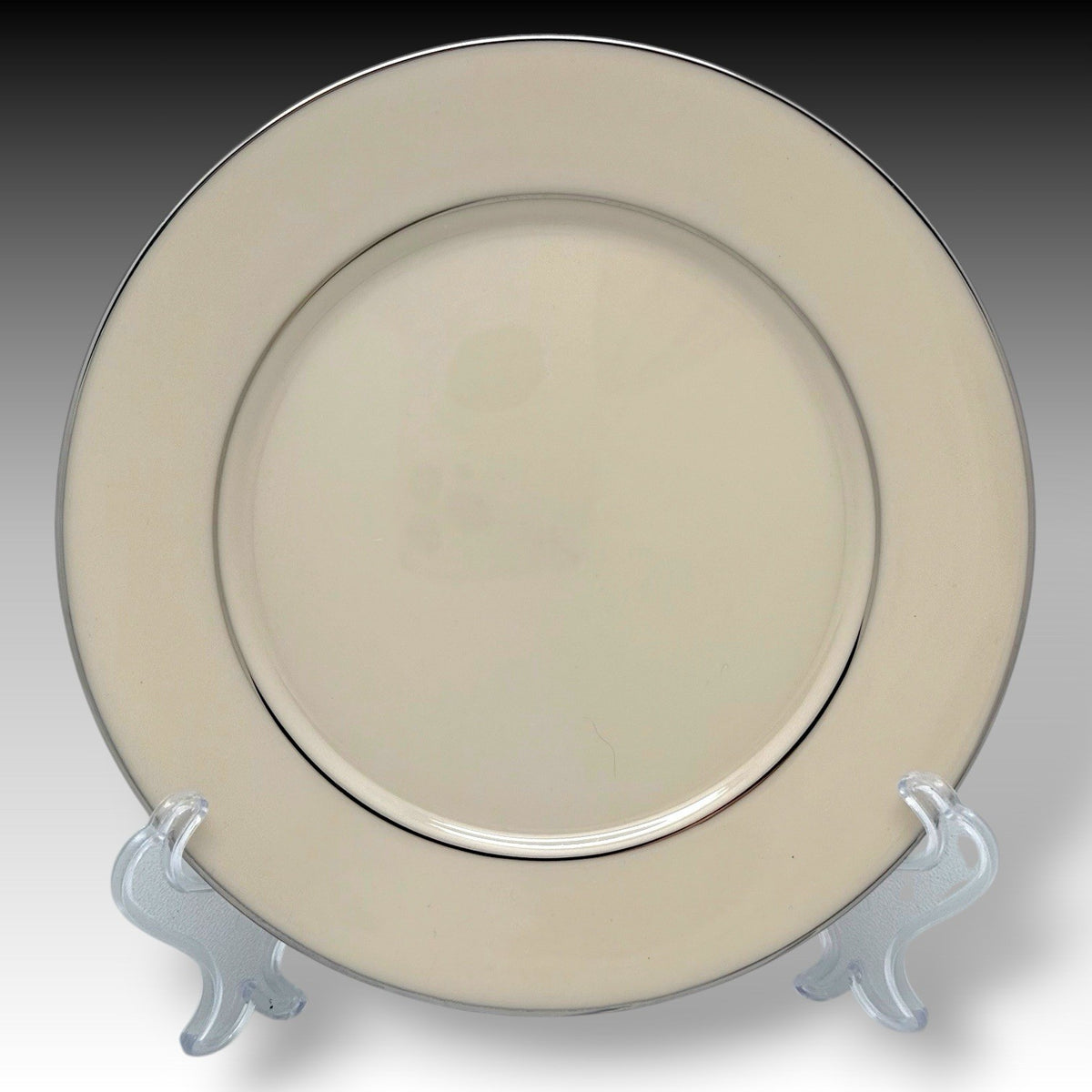 Group of 4 Lenox Maywood Platinum Trim Bread Plates 6.5" Cosmopolitan Collection
