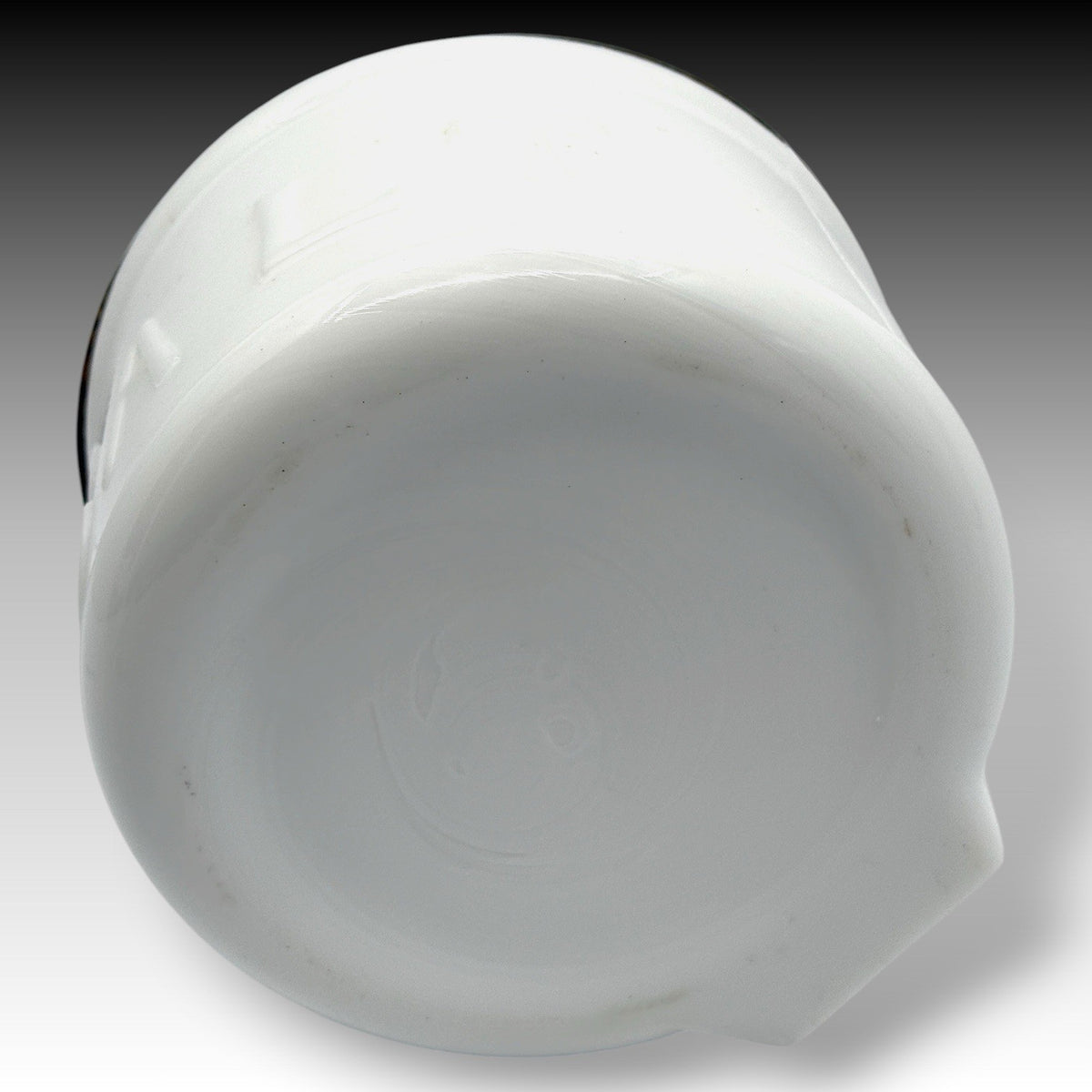 Jeanette Milk Glass Victorian Wall Mount Salt Box With Wood Lid Farmhouse Decor