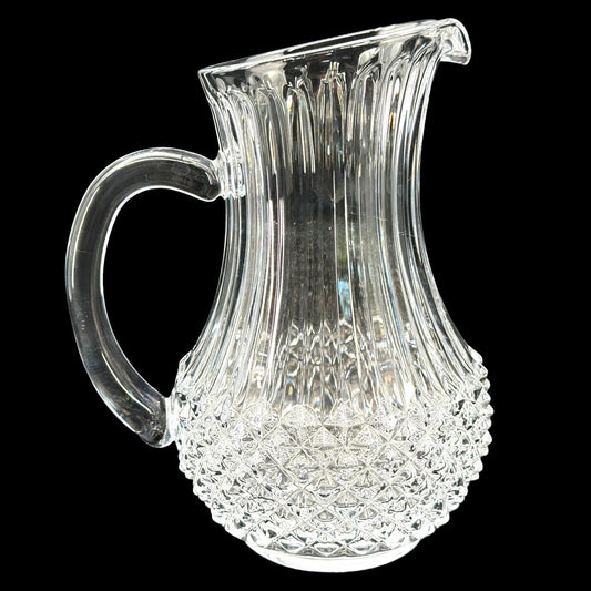 JG Durand Cristal D'Arques Longchamp 24% Lead Crystal Water Pitcher 40 Oz France