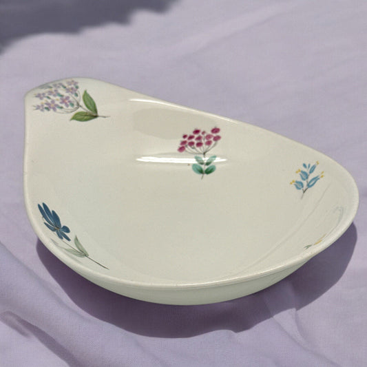 HALL Eva Zeisel HALLCRAFT HALL BOUQUET Lugged VEGETABLE BOWL  (1952-1957)