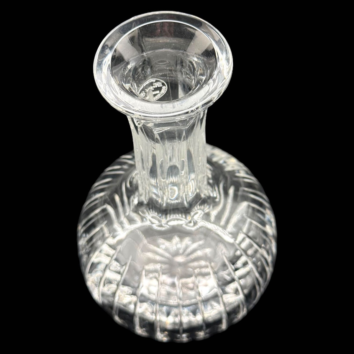 Vintage Royal Gallery 24% LEAD CRYSTAL Glass Liquor DECANTER Czech Republic 2001