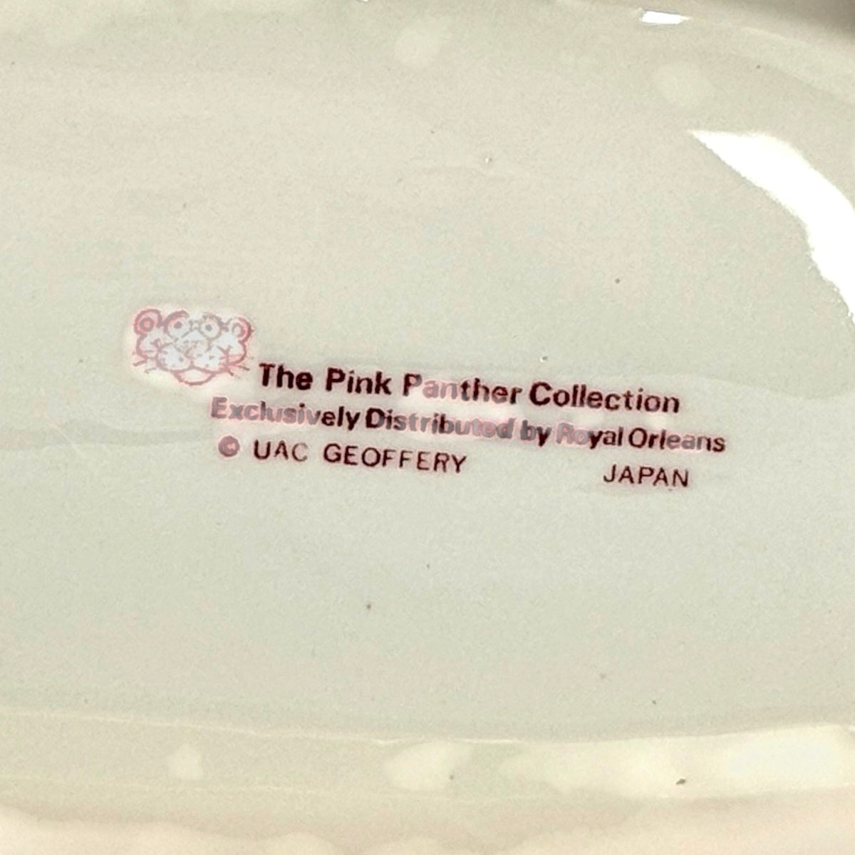 Pink Panther Royal Orleans UAC Geoffrey Ceramic Ashtray Soap Dish Vintage Japan