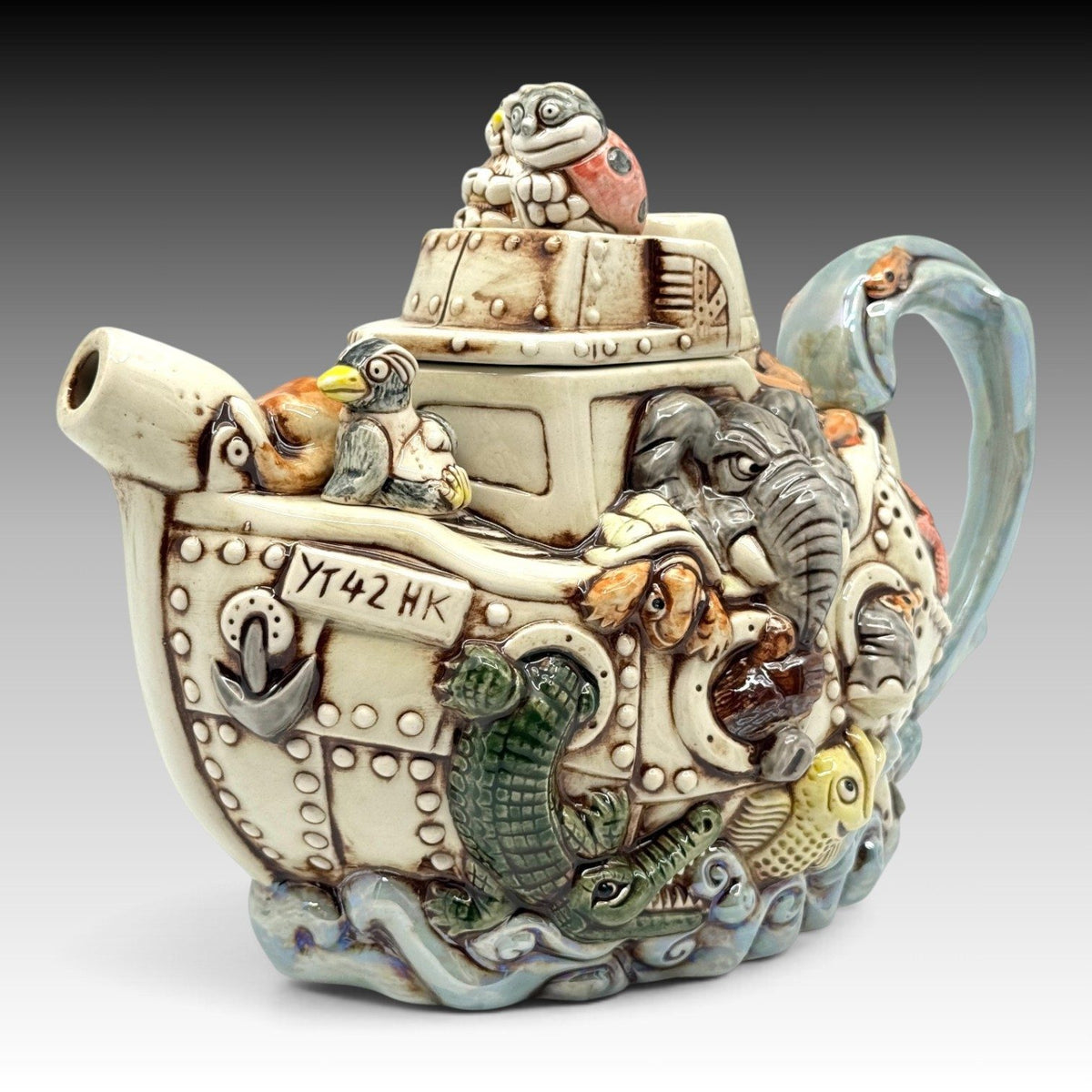 Harmony Kingdom Ark Teapot YT42HK Prototype Cardew Limited Edition
