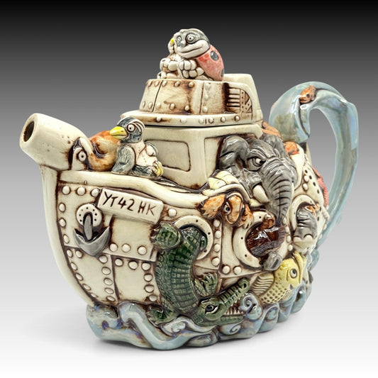 Harmony Kingdom Ark Teapot YT42HK Prototype Cardew Limited Edition