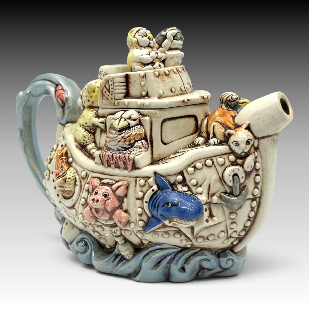 Harmony Kingdom Ark Teapot YT42HK Prototype Cardew Limited Edition