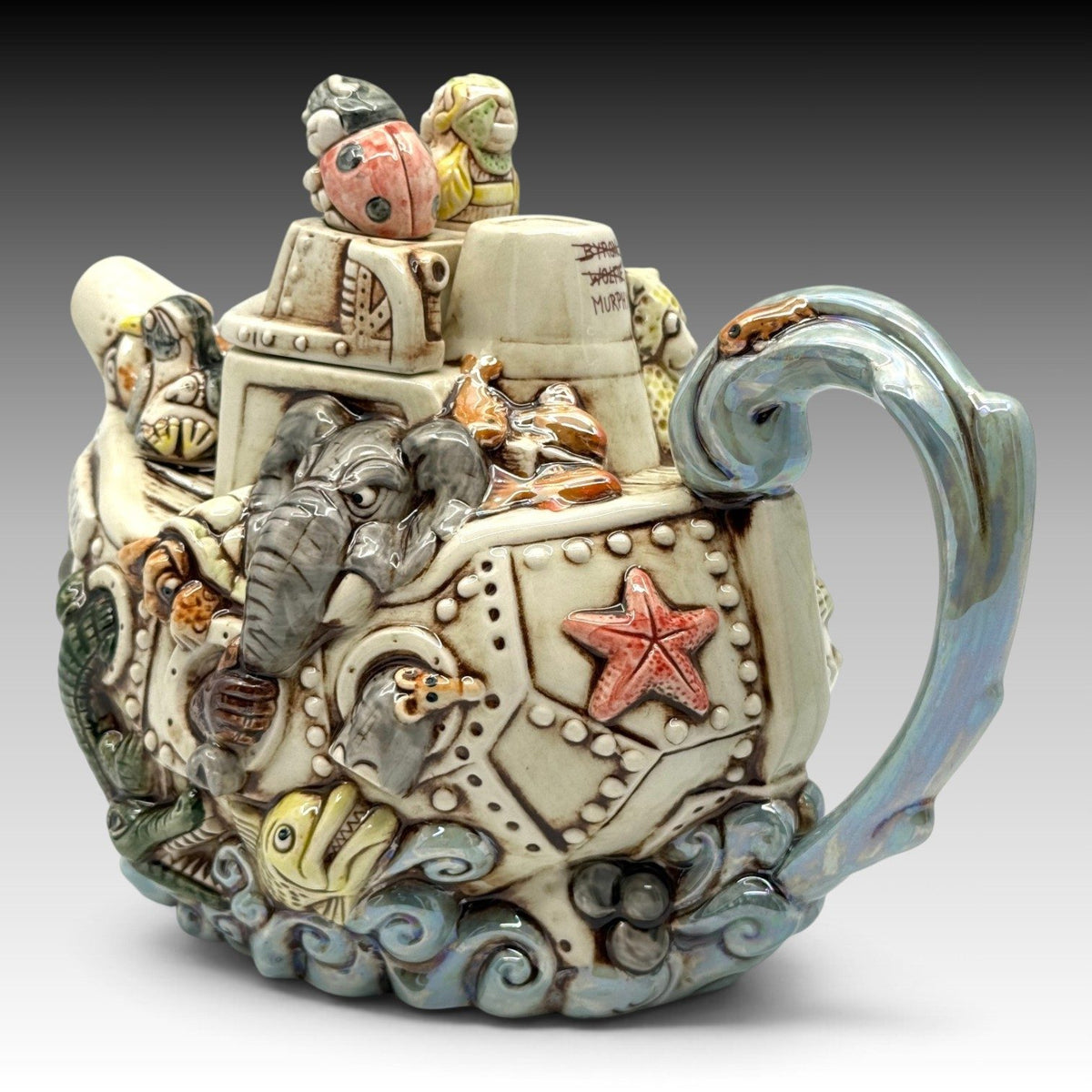 Harmony Kingdom Ark Teapot YT42HK Prototype Cardew Limited Edition