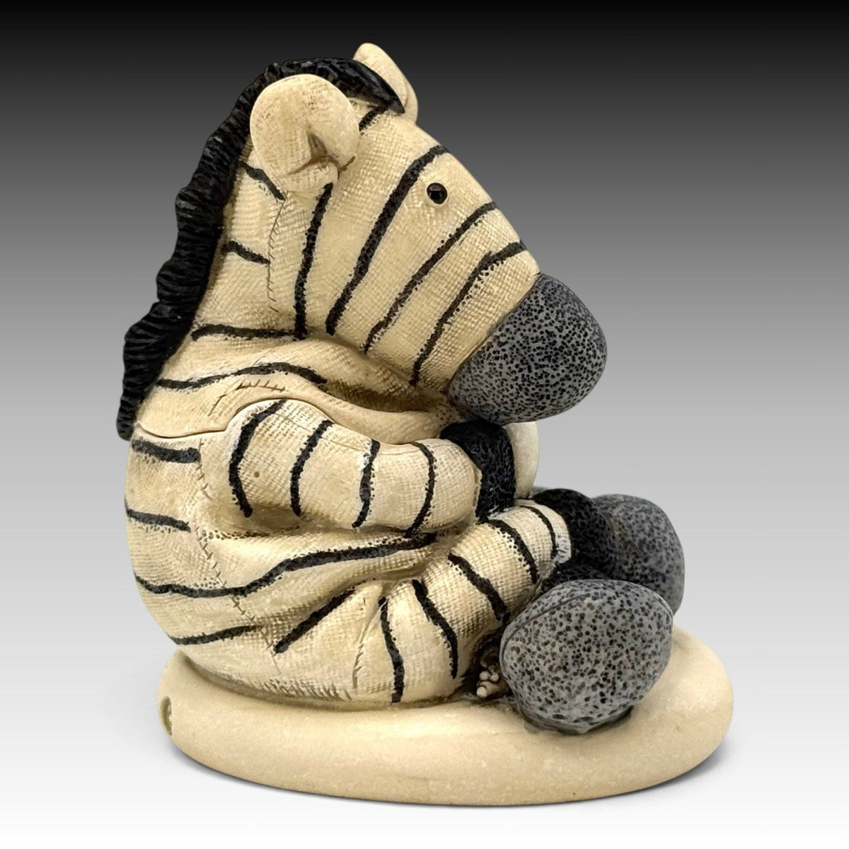 Harmony Kingdom Mini Ebsy Zebra RW05EB Peter Calvesbert Archive