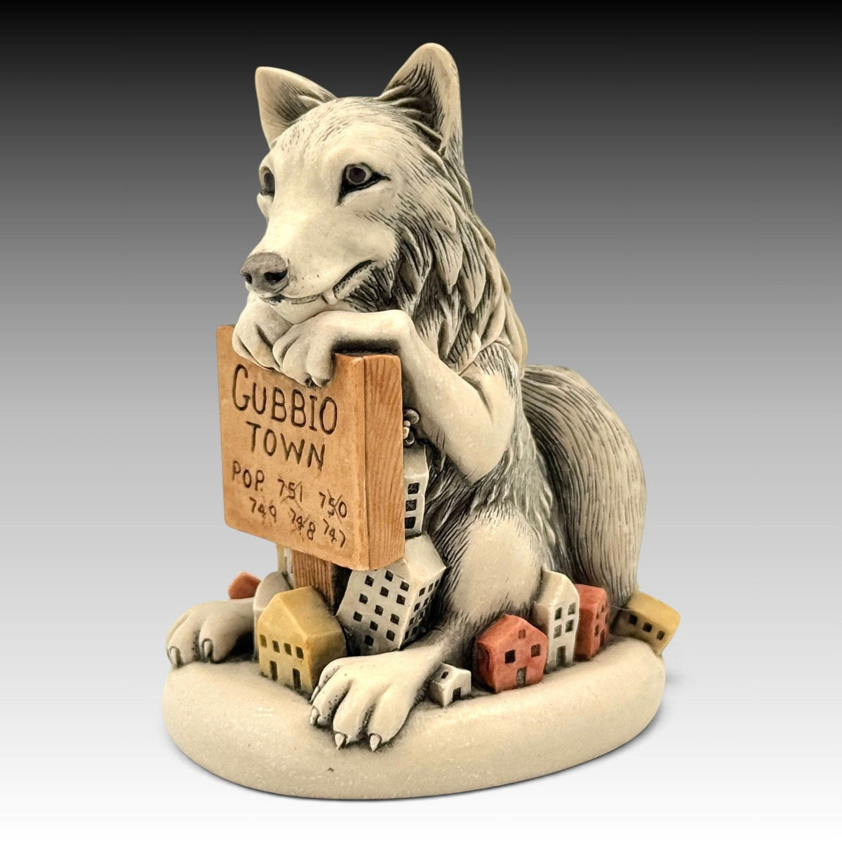 Harmony Kingdom Gubbio Town Wolf Peace RW06WO Archive