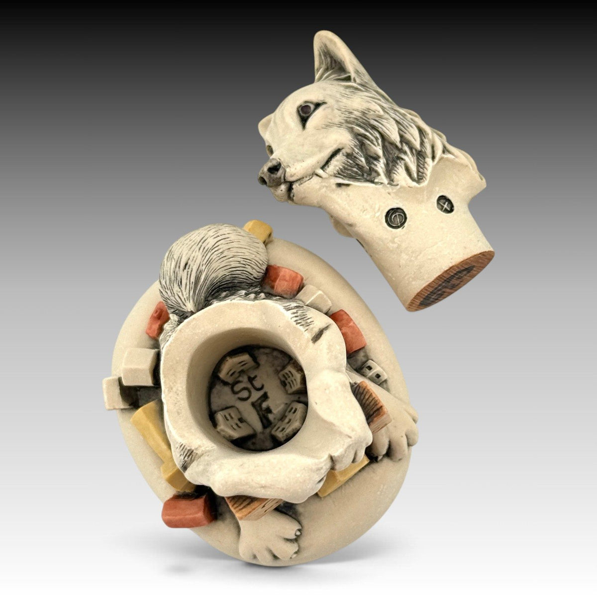 Harmony Kingdom Gubbio Town Wolf Peace RW06WO Archive