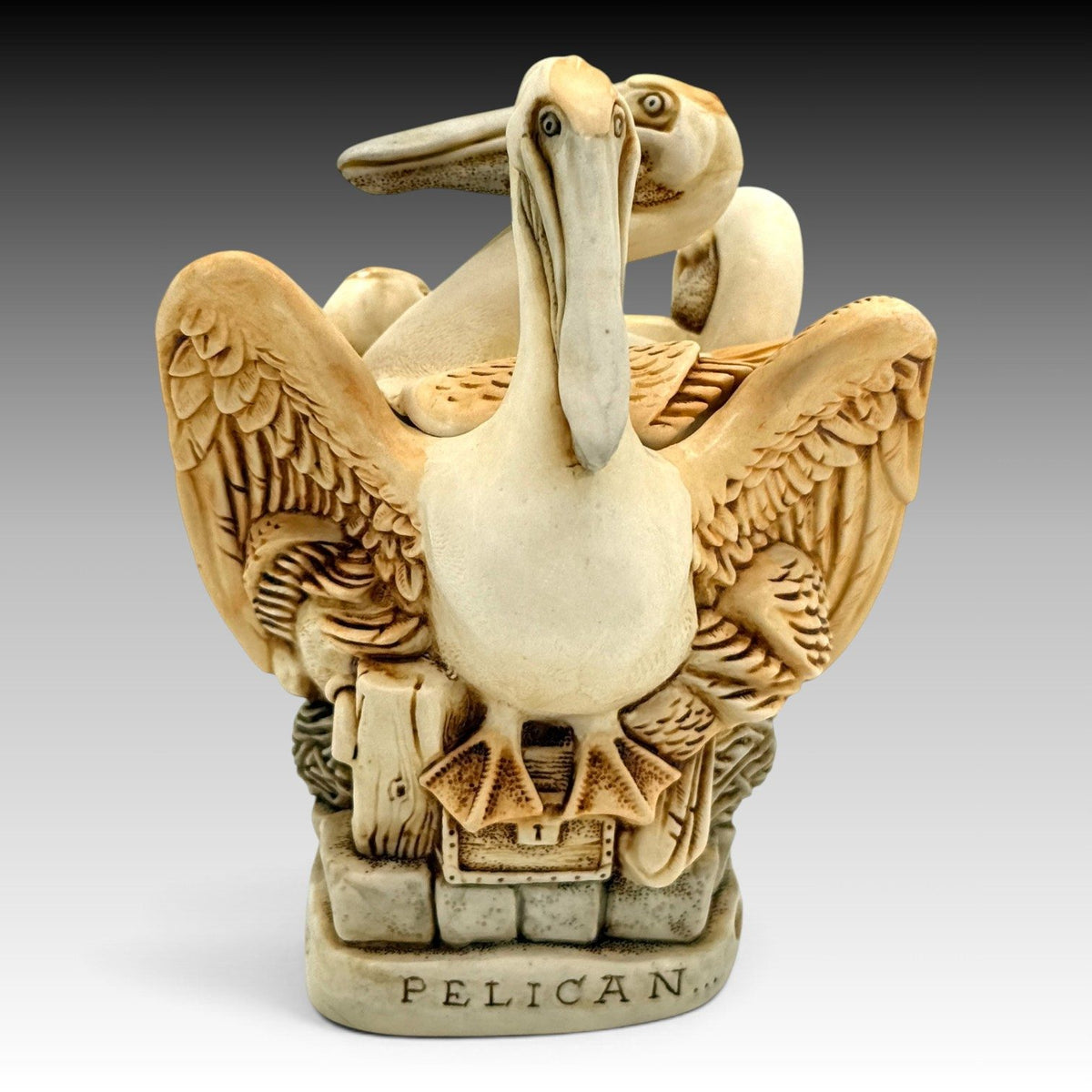 Harmony Kingdom Pell Mell 4 Pelicans & Their Young RW99PE Archive