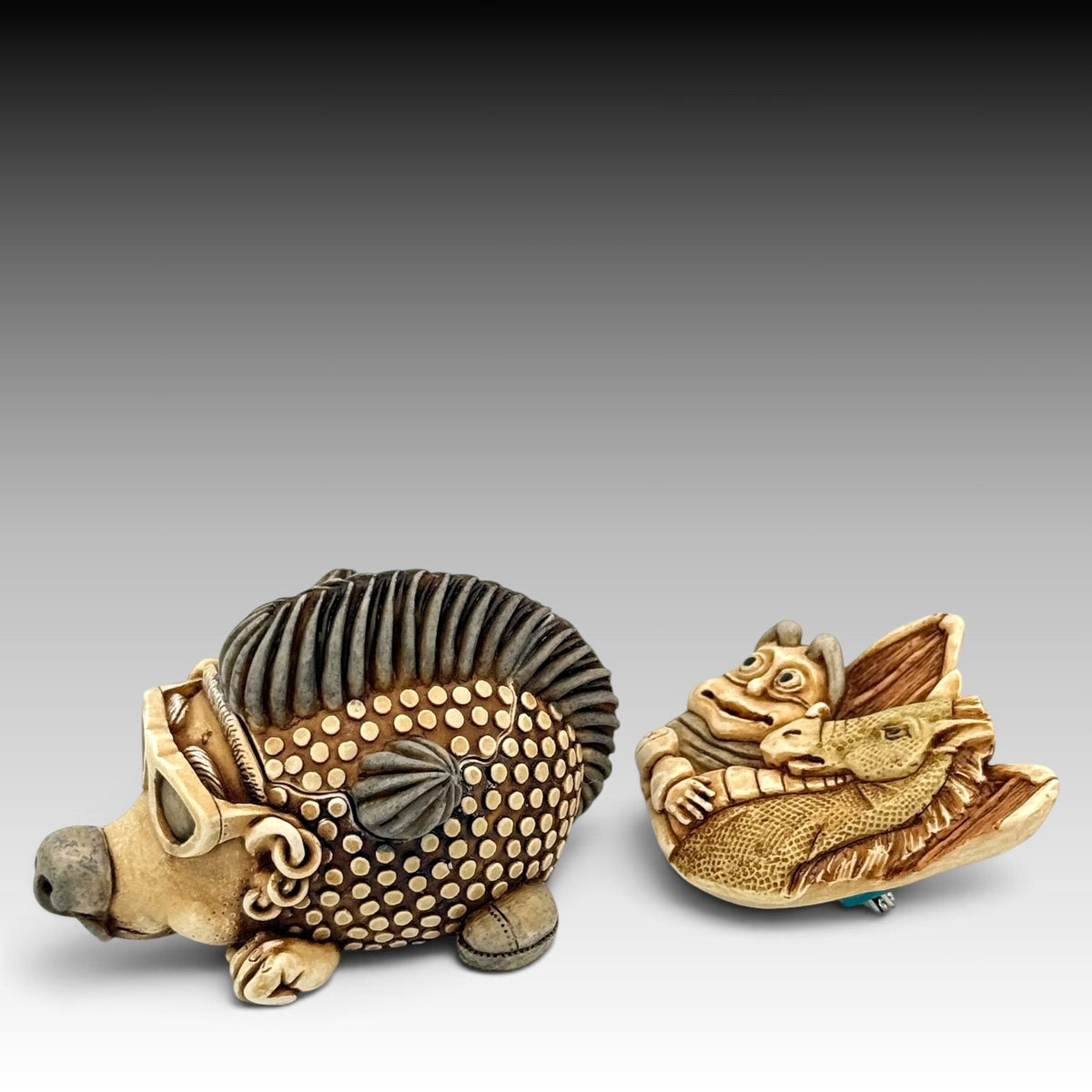 Harmony Kingdom Punk Hedgehog Redux RWIGK05 2005 Royal Watch Club Kit