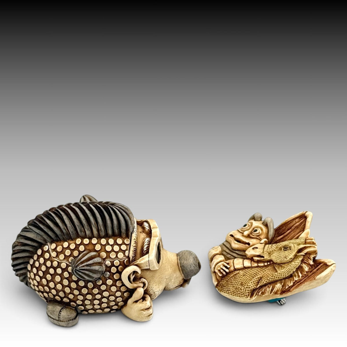 Harmony Kingdom Punk Hedgehog Redux RWIGK05 2005 Royal Watch Club Kit