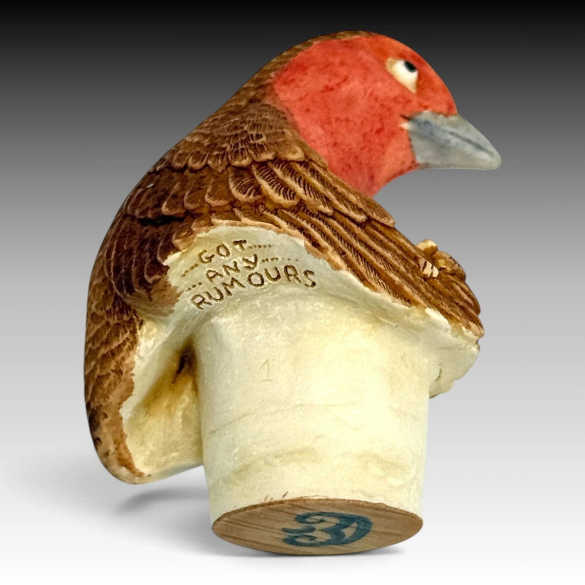 Harmony Kingdom Turdus Felidae TJBR Treasure Jest Cat Robin Archive 1999