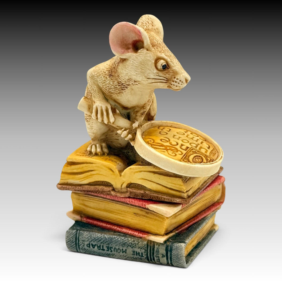 Harmony Kingdom Balzac TJDLMI2 Literary Mouse Archive Box Figurine