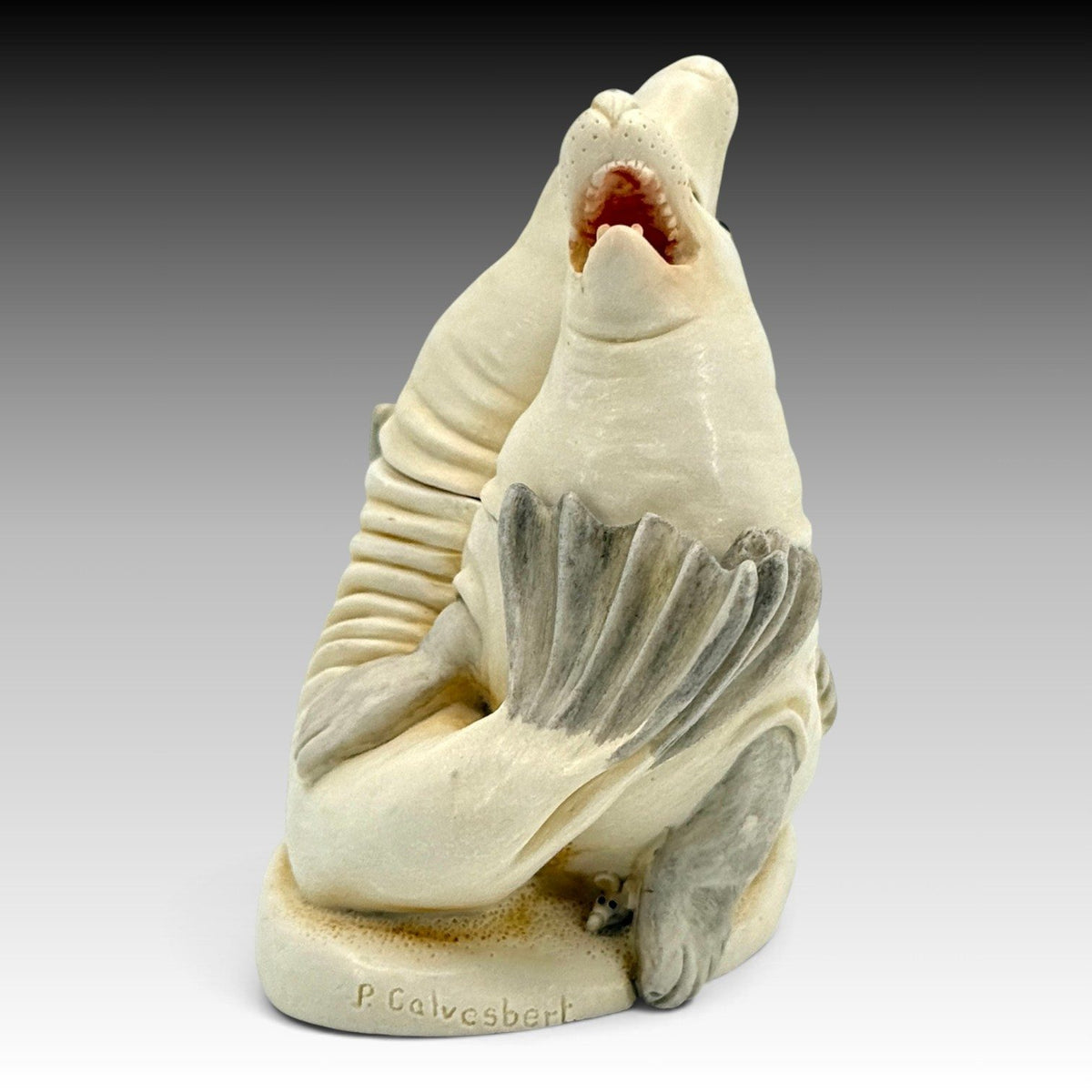 Harmony Kingdom Aria Amorosa TJES Seals Box Figurine Retired 1998