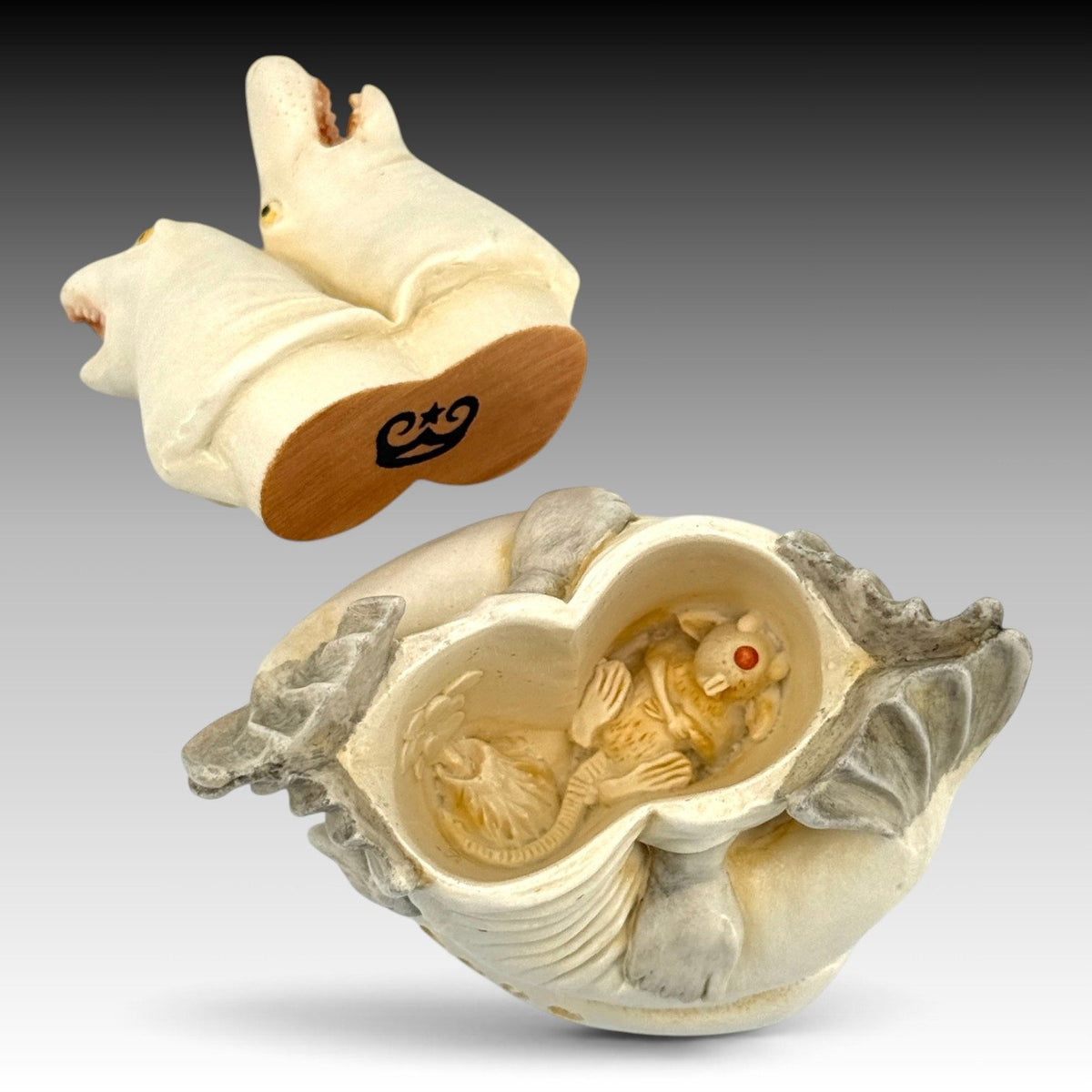 Harmony Kingdom Aria Amorosa TJES Seals Box Figurine Retired 1998