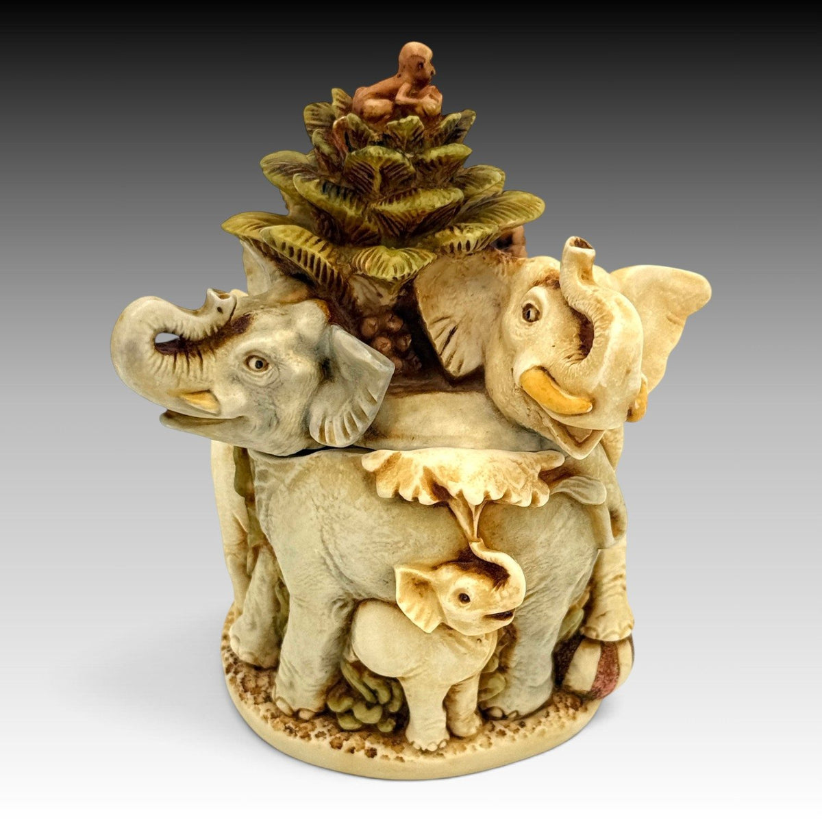 Harmony Kingdom Ganesa's Parade Elephants & Monkeys TJEVHOL03E Archive